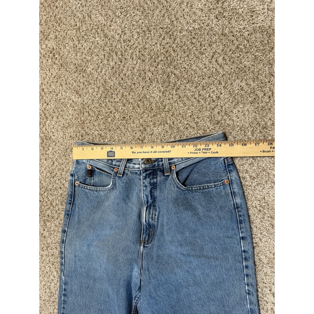 Vintage Guess Jeans Mens 32 Blue Classic Fit Straight Leg Back Logo Y2K 28x29 - Picture 8 of 11